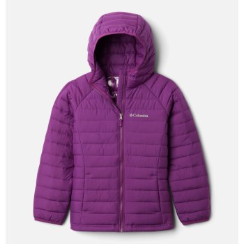 Columbia Powder Lite Hooded, Chamarras Marrom Para Niña | 608453-KLA